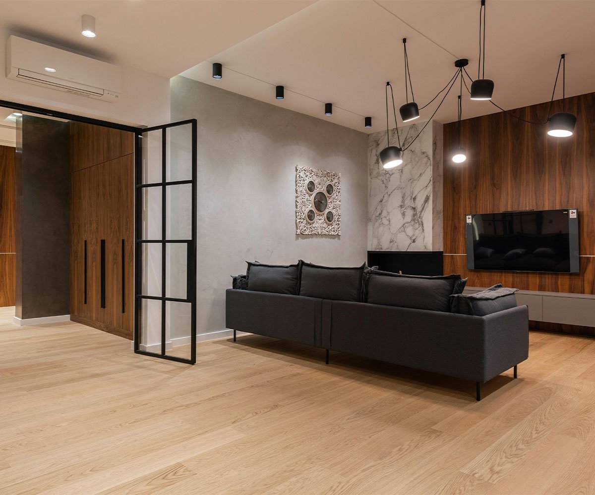 Professional flooring installation project in Los Angeles by Athenian Builders Group