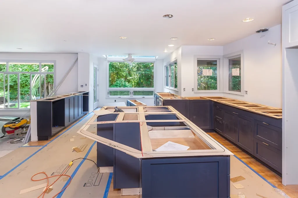 Kitchen remodeling construction process in Los Angeles, Athenian Builders