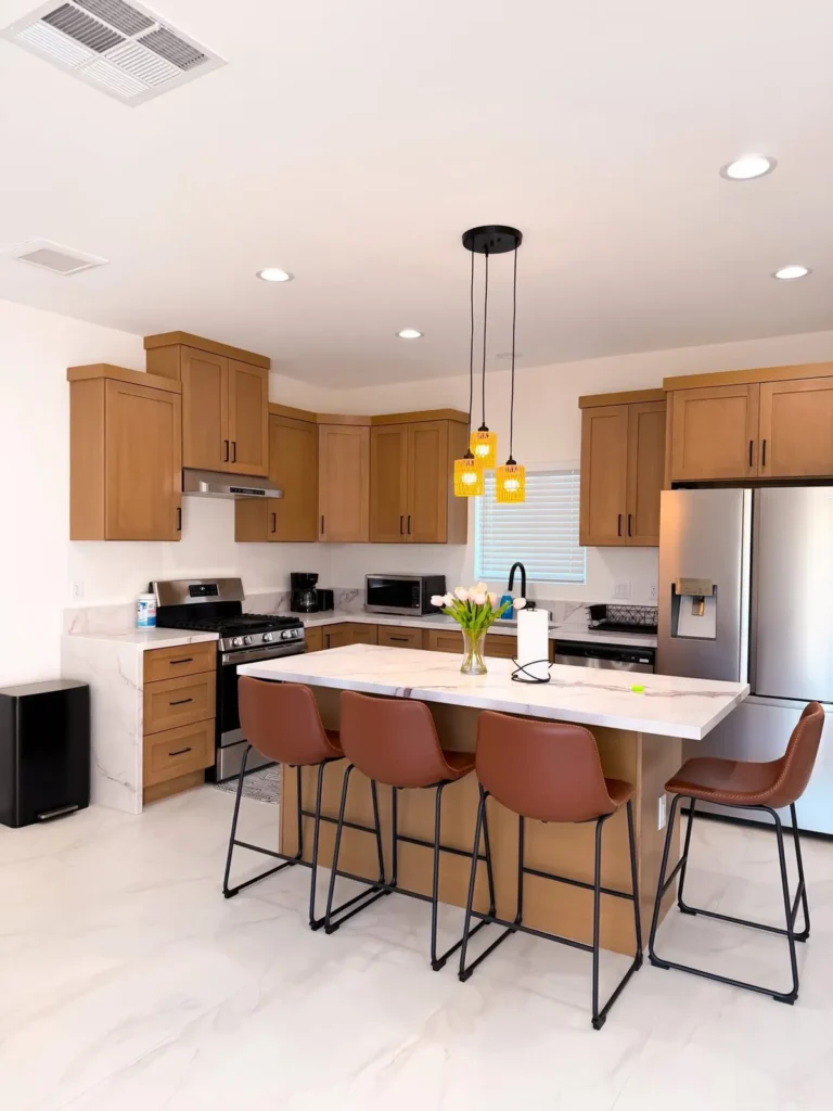 Open concept kitchen renovation in Los Angeles by Athenian Builders