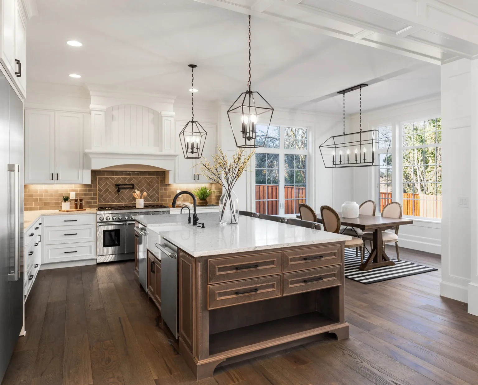 Warm Modern Kitchen, Sherman Oaks, CA