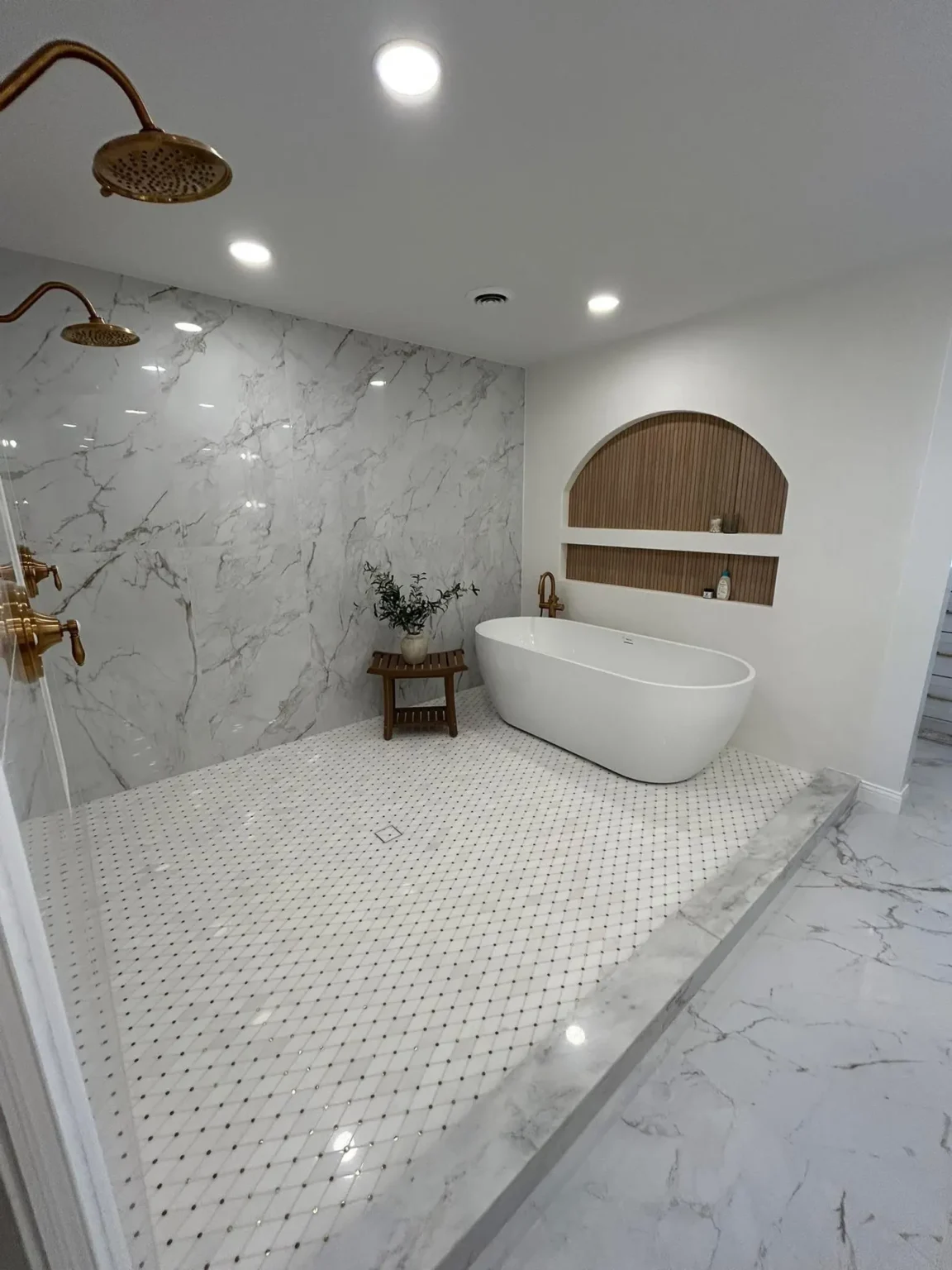 Marble Bathroom, North Hollywood, CA
